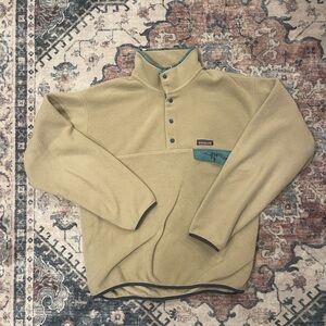 Patagonia Tan Fleece Men's Sweater Large